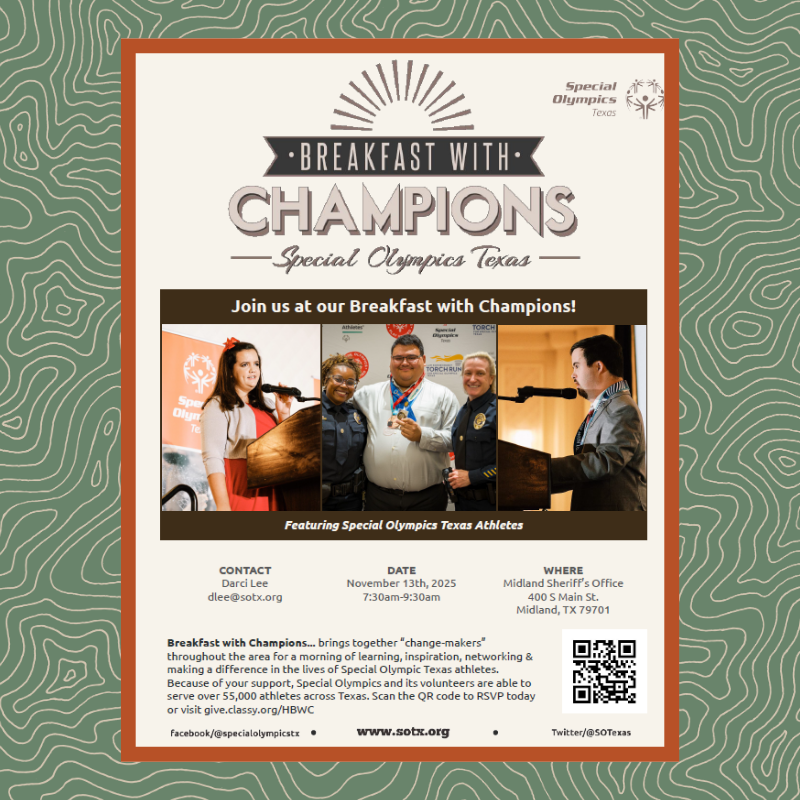 Breakfast with Champions – Special Olympics Texas image